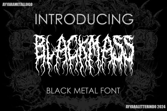 Black Mass: The Ultimate Black Metal Font for Edgy Branding