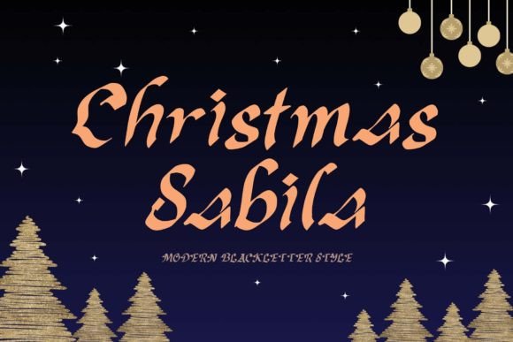 Christmas Sabila: A Simple Handwritten Font for Elegant Projects