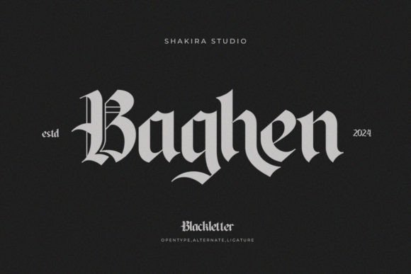 Embracing Timeless Elegance: A Deep Dive into the Baghen Blackletter Font