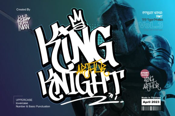 King Knight Font Review: Evaluating a Bold Graffiti-Styled Blackletter for Modern Design