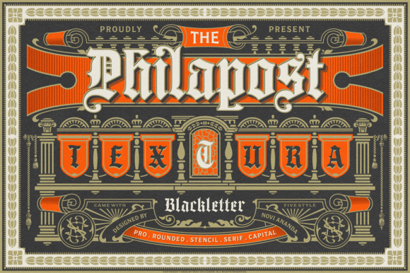 Philapost: A Bold Return to Historical Typography