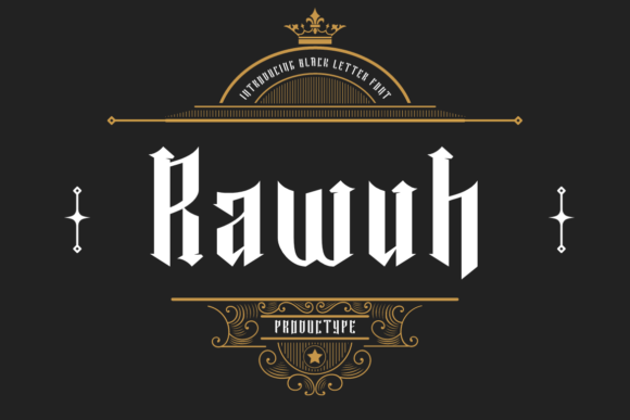 Rawuh: A Bold Gothic Typeface for Distinctive Branding
