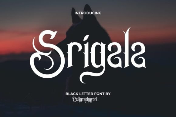 Srigala Font Evaluation: Bridging Gothic Heritage and Modern Design