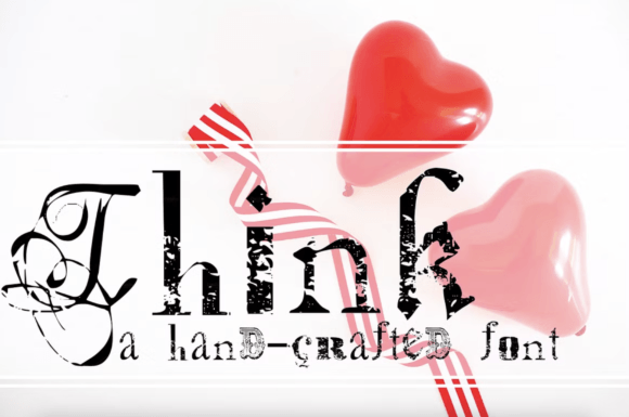 Think: A Distinctive Typeface for Bold Visual Storytelling