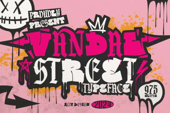 Vandal Street Graffiti: Urban Typography for Bold Design